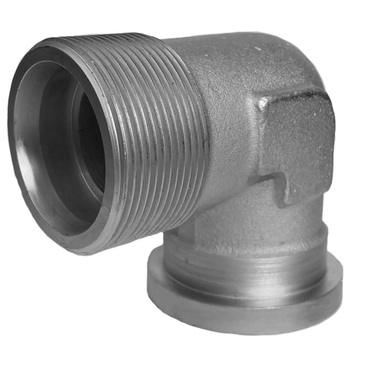 SAE 90° flange adapter BSP-60° (only 90° elbow) WFG